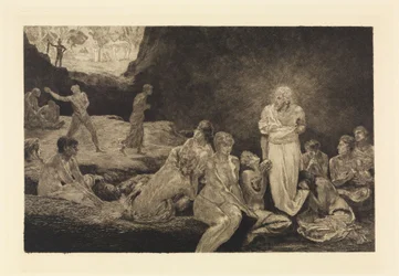 Christ and the Sinner Women (A Life, Opus VIII, Plate 13)