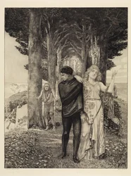 Genius (Artist) (On Death, Part Two, Opus XI, Plate 3)