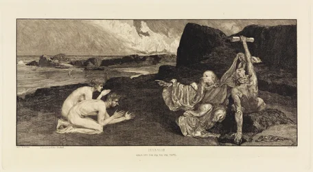 Intermezzo (Adam and Eve and Death and the Devil) (A Love, Opus X, plate 6)