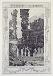 Psyche Wandering, plate 28 from the series “Cupid and Psyche: Opus V”