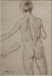 M. Liebermann, Study for the Painting Bathing Boys