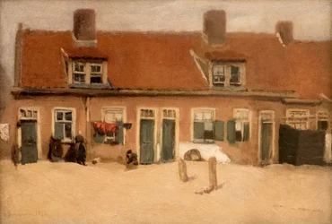 Old Houses in Scheveningen, 1897