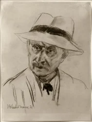Self-Portrait with Panama Hat