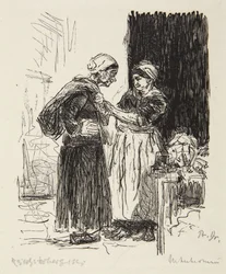 Two Women Conversing