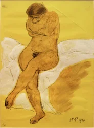 Seated Nude with Crossed Arms