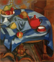 The Red Tea Set