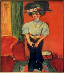 Young Lady with Feather Hat