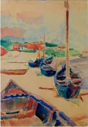 Curonian Boats on the Beach