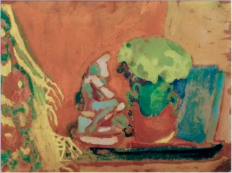 Still Life with Porcelain Figure