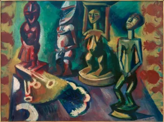 Still Life with Exotic Sculptures