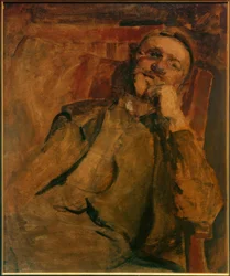 Self-Portrait on the Chair