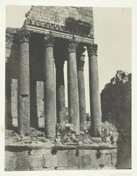 Baalbeck Heliopolis, Temple of Jupiter, View from the Southeast Angle, Syria