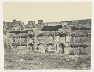 Baalbeck, Interior of the Enclosure of the Temples of the Sun and Jupiter; Syria