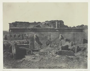 Rear Facade, Grand Temple of Dendera (Teutyres), Upper Egypt