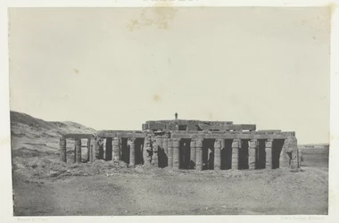 Gournah, Tomb of Osymandias; Thebes, plate 58 from the album "Egypt, Nubia, Palestine and Syria" (1852)