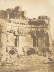 Hemicycle of the Temple Enclosure, Baalbek, September 15, 1850
