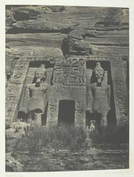 Ibsamboul, Entrance of the Speos of Hathor, Nubia