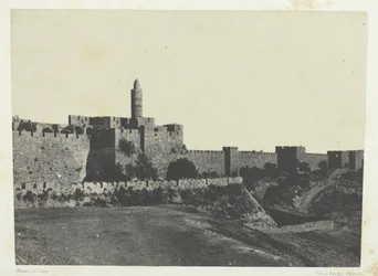 Jerusalem, Western Part of the Walls; Palestine
