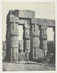 Luxor, Group of Columns in the Palace; Thebes
