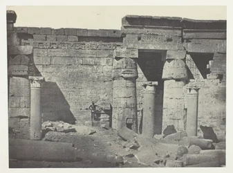 Medinet-Habu, Peristyle of the Palace of Ramses-Miamun; Thebes