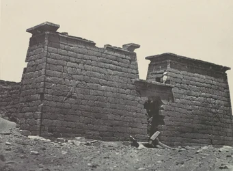 Nubia. Hemi-Speos of Sebou. Pylons