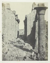 Palace of Karnak, Court of Bubastites and Main Entrance of the Hypostyle Hall; Thebes