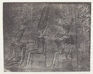 Palais de Karnak, Sculptures Exterieures du Sanctuaire de Granit; Thebes