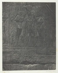 Palais de Karnak, Sculptures Exterieures du Sanctuaire de Granit, Thebes, 1849-51, printed 1852