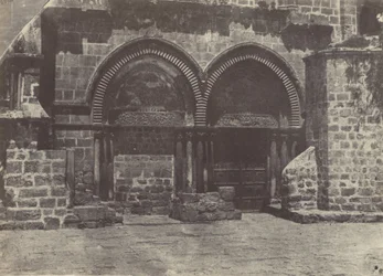 Palestine. Jerusalem. Lower Arcades of the Church of the Holy Sepulchre
