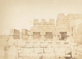 Pigeon Houses Built on the Southern Colonnade of the Palace of Amenhotep III, Luxor, Thebes