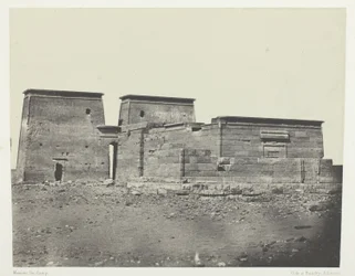 Temple of Dakkeh (Ancient Pselcis); Nubia, plate 94 from the album "Egypt, Nubia, Palestine and Syria" (1852)
