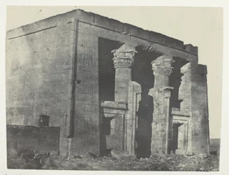 Temple of Dakkeh, Naos; Nubia, plate 95 from the album "Egypt, Nubia, Palestine and Syria" (1852)