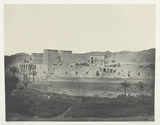 View Taken from the Island of Beghé, to the West, Philoe; Nubia, plate 68 from the album "Egypt, Nubia, Palestine and Syria" (1852)