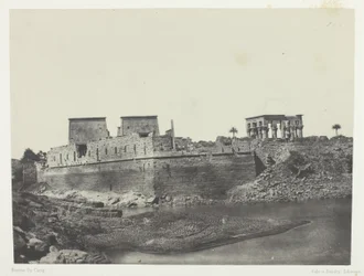 View Taken from the Southwest Angle, Philoe; Nubia, plate 69 from the album "Egypt, Nubia, Palestine and Syria" (1852)