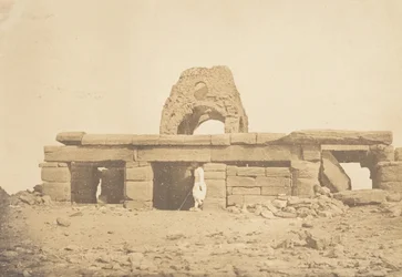 View of the Temple of Amada - Ruined Dome of a Coptic Church, April 2, 1850