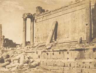 View of the Temple of Jupiter, Baalbek Heliopolis