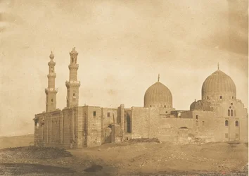 General View of the Mosque and Tomb of Sultan Bezkouk, El-Melek, December 1849-January 1850