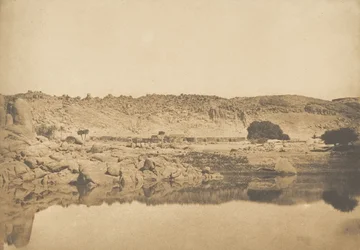 View Taken from the North of Philae - Village of Kounoço