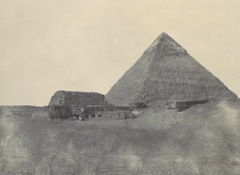 Middle Egypt. Pyramid of Chephren