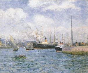 Departure from Havre, 1905