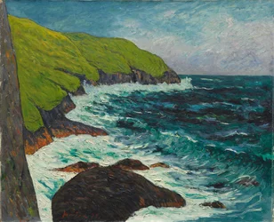 The Cliffs at Beg-ar-Fry, Saint-Jean-du-Doigt, 1895