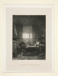 The Bedroom of Victor Hugo, pl. 11 from the suite Chez Victor Hugo