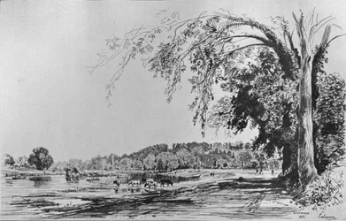 View of Richmond from the Thames