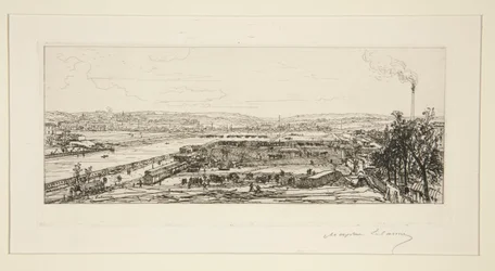 View Taken from the Viaduct of the Pont-du-Jour