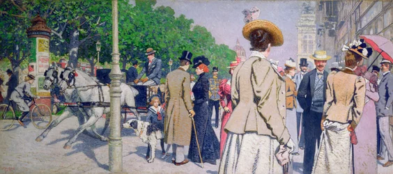 Scene near the Sirk Coffee House