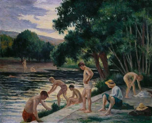 Bathers on the Banks of the Cure