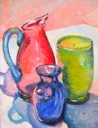 Colorful Glass Still Life