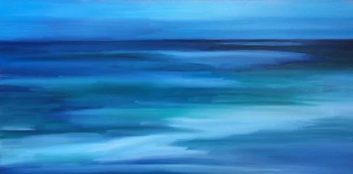 Deep Blue Ocean Abstract