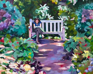 Peaceful Garden Reading
