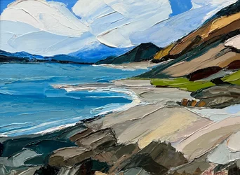 Serene Coastal Landscape